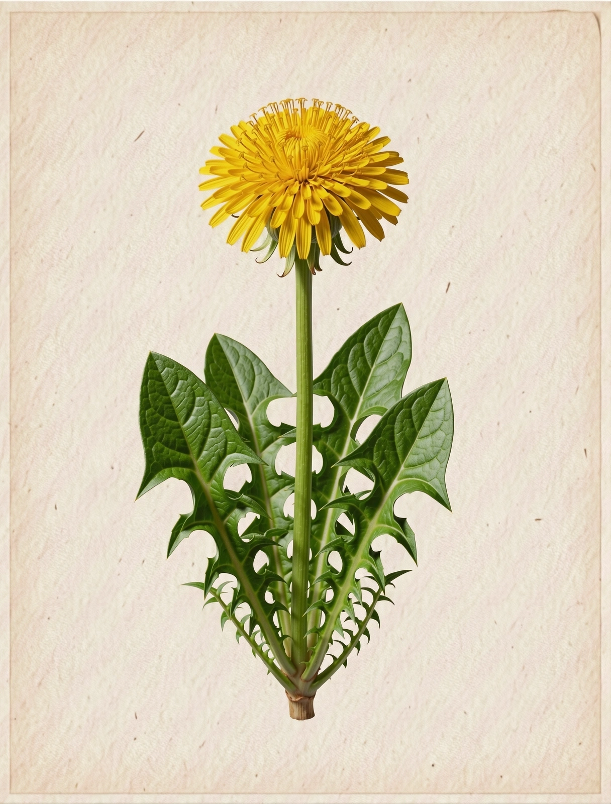 Botanisches Exemplar: Löwenzahn
