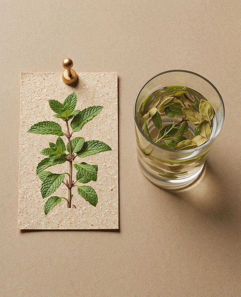 Botanisches Exemplar Mentha